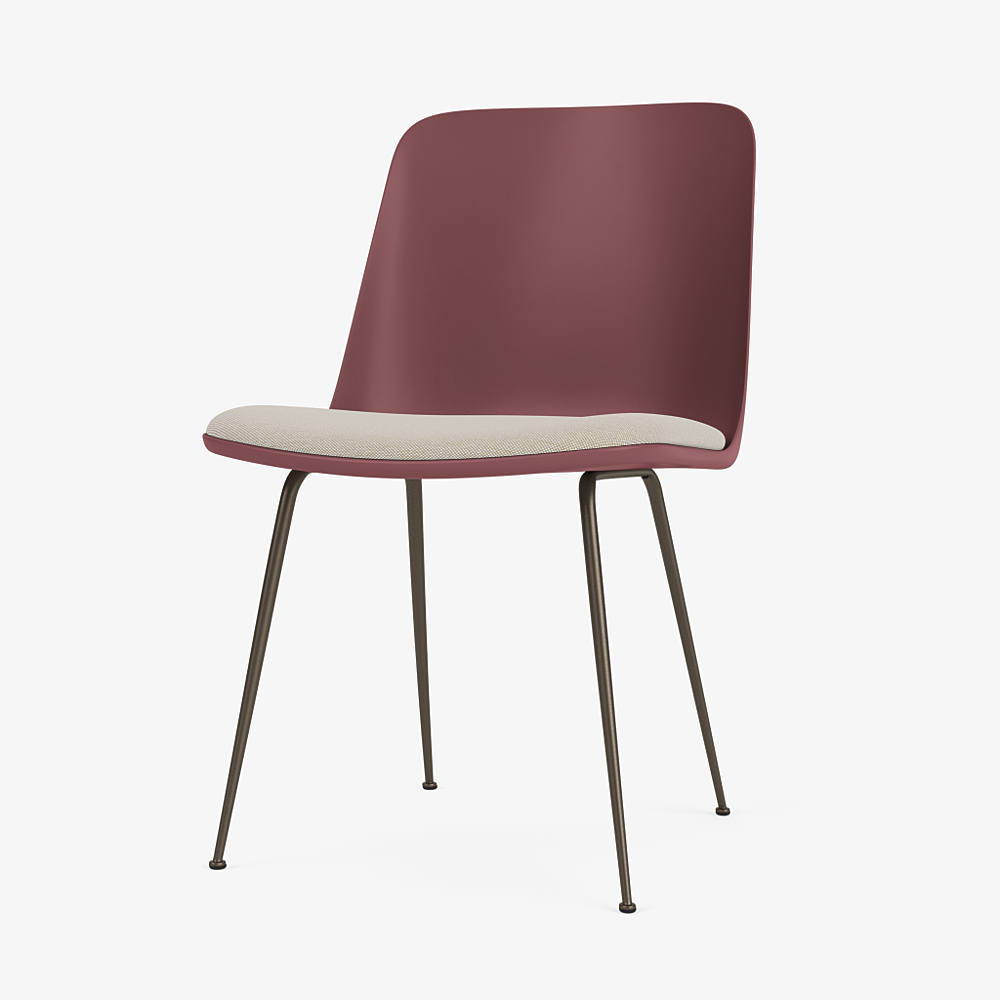 Kuip Red Brown, frame Bronzed, stof Steelcut Trio 213