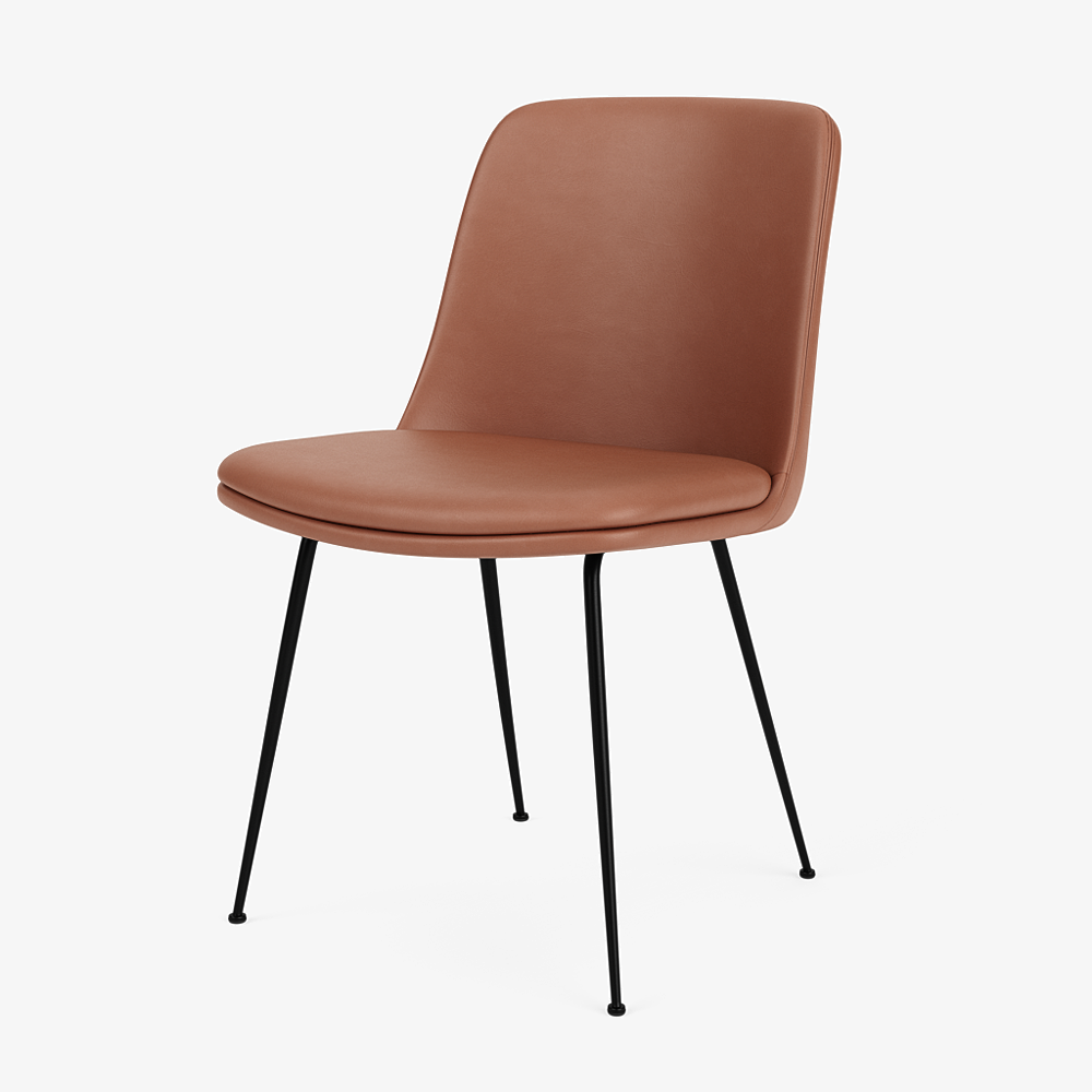 Frame zwart, leer Noble kleur 0250