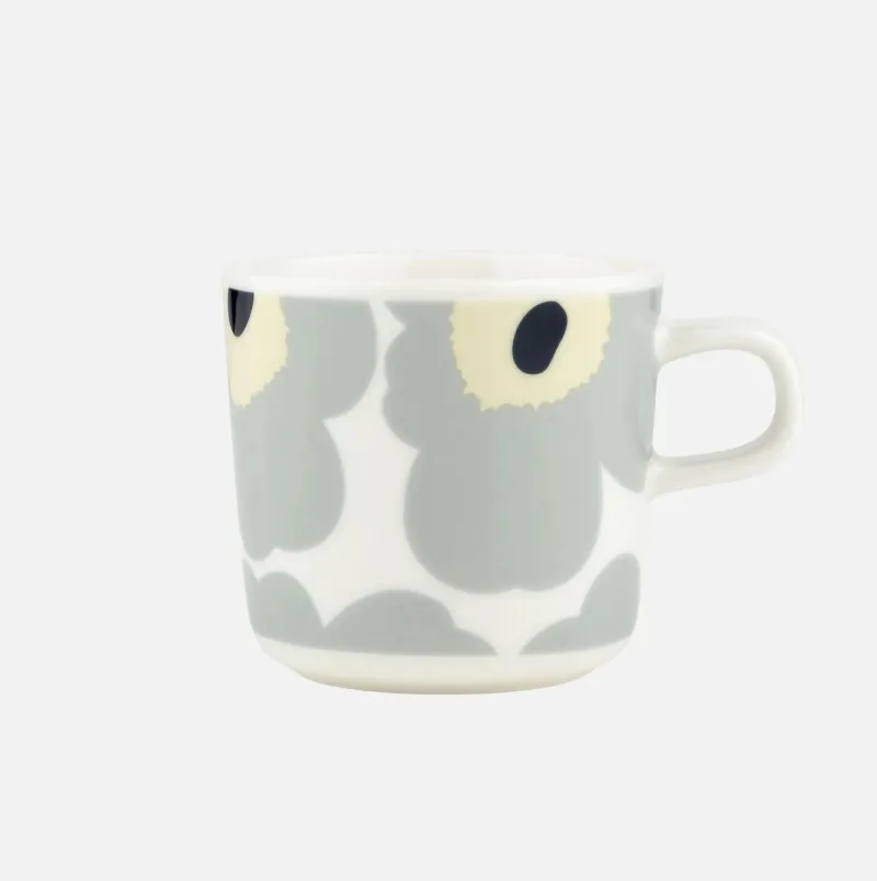 Koffiekop Marimekko Unikko grijs  2 dl