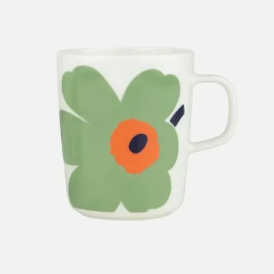 Koffiekop Marimekko Unikko lichtgroen