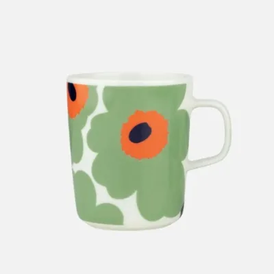 Koffiekop Marimekko Unikko lichtgroen