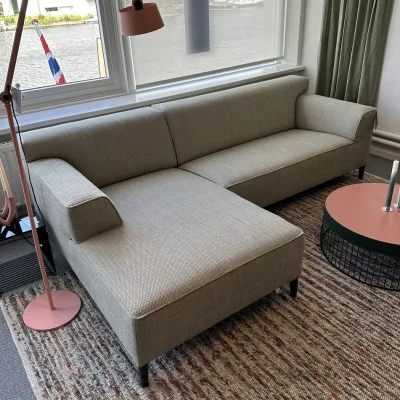 2,5-zits bank Pode Insert met Chaise Longue showroommodel