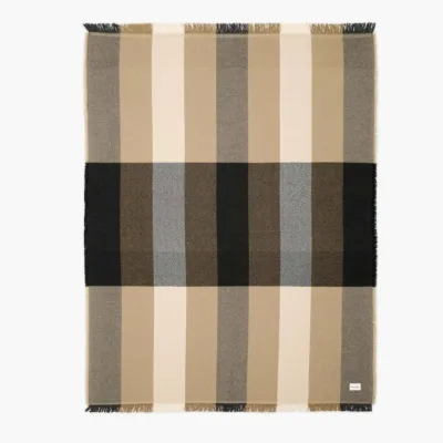Plaid Marc O'Polo Eryk Black 150 x 200 cm