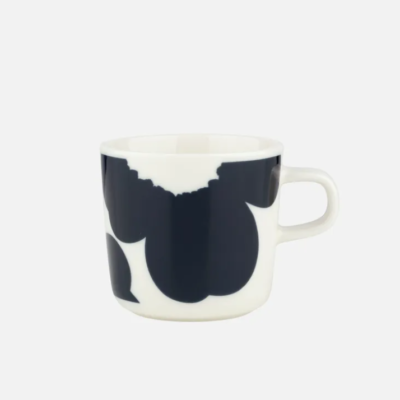 Koffiekop Marimekko Unikko Donkerblauw 2 dl