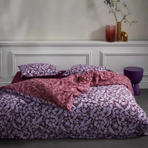 Dekbedovertrek Flanel Essenza Rosie Purple Heather