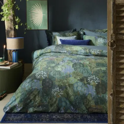 Dekbedovertrek Pip Studio Jardin de Noche dark blue