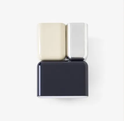 Deep Blue & Ivory
