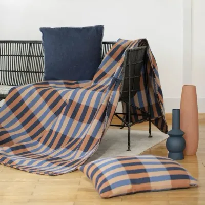Plaid Nova Overlapping stripes navy