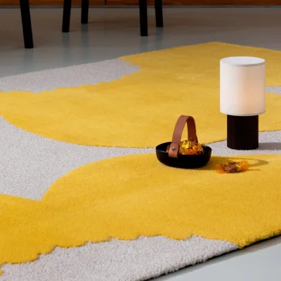 Vloerkleed Marimekko Iso Unikko Yellow