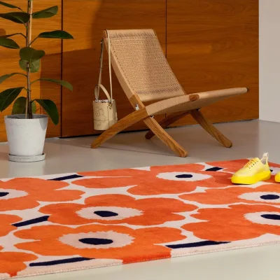 Vloerkleed Marimekko Unikko oranje
