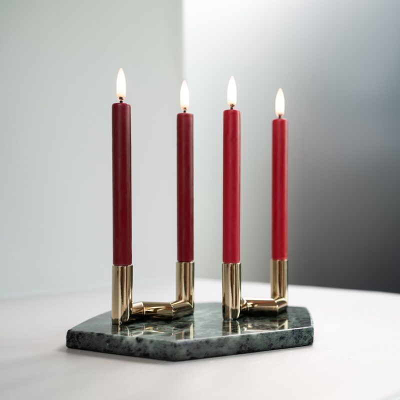 LED mini kaarsenset 13 cm - Afbeelding 2