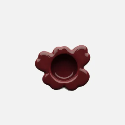 Waxinelicht houder Unikko van Marimekko - Rood