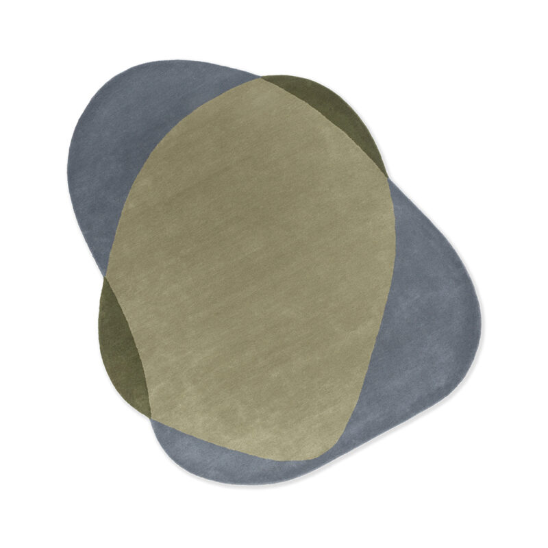 Vloerkleed Chad Grey-Green - Afbeelding 4