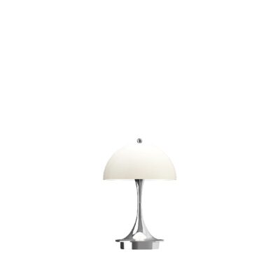 Lamp Louis Poulsen Panthella 160 portable - Chrome opal beige