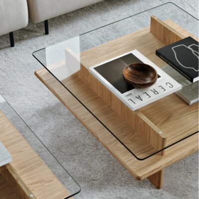 Salontafel Woud Parallel 90 x 90