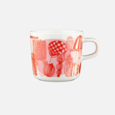 Koffiekop Marimekko Siirtolapuutarha rood 2 dl