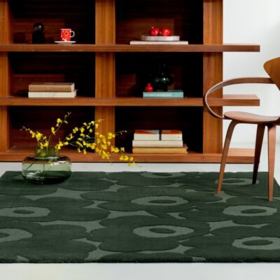 Vloerkleed Marimekko Unikko Dark Green