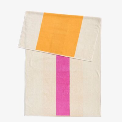 Strandlaken Suite702 Pink Sunny Yellow