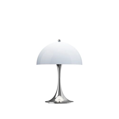 Lamp Louis Poulsen Panthella 250 portable - Chrome opal blue grey
