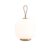 Brass/glossy pale rose glass