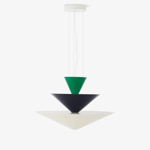 Hanglamp &Tradition  Gio - Signal Green, Deep Blue & Ecru White, Ø 92 x H: 61 cm