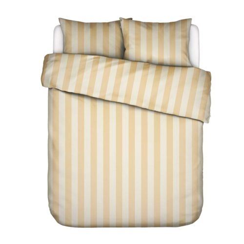Dekbedovertrek Essenza Minte Stripe - Yellow straw - Vanilla, 240 x 200/220 + 2 slopen